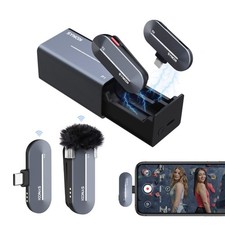 SYNCO Wireless Lavalier Noise Canceling Microphone P1T Android YouTube Vlog New