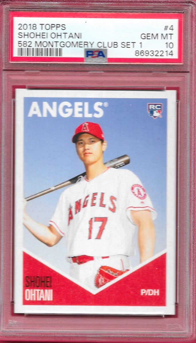 2019 topps Montgomery 大谷翔平　 psa10 鑑定済 最高評価 PSA10】大谷翔平 2019-20 topps Montgomery スタンド