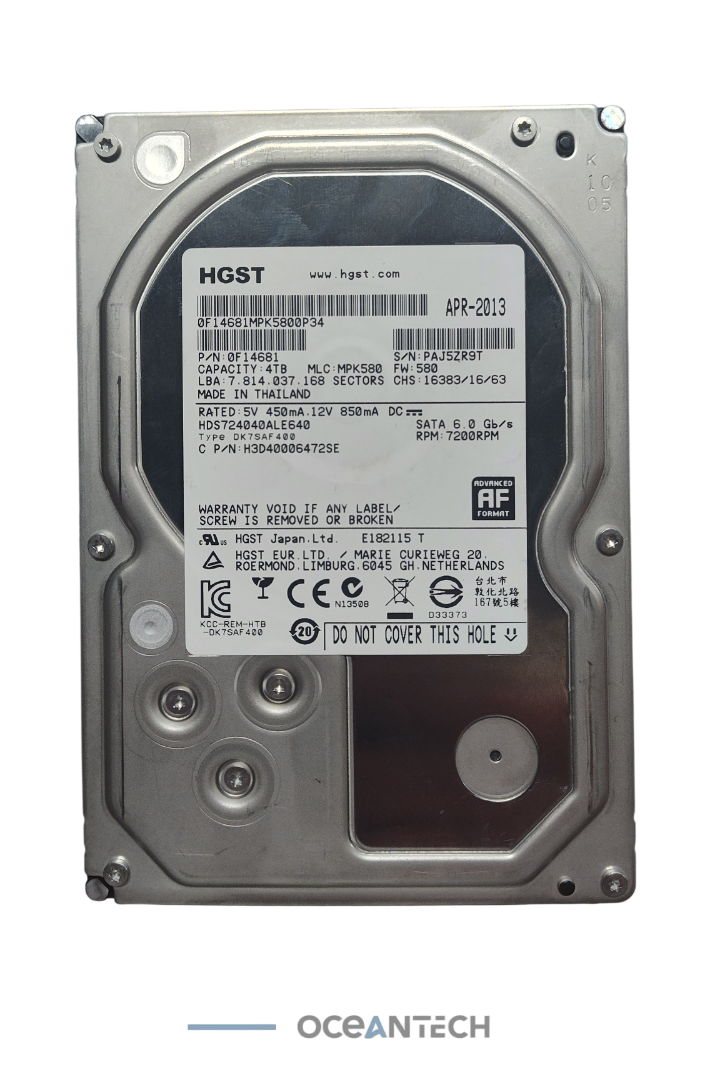 HGST HDS724040ALE640 4TB 64MB Cache 7200RPM SATA 6Gb/s 3.5