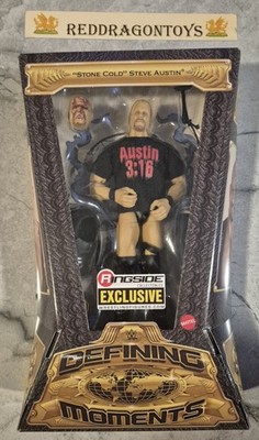 WWE BLOODY STONE COLD STEVE AUSTIN DEFINING MOMENTS EXCLUSIVE FIGUR NEU SEALED