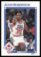 1991-92 Hoops #258 Alvin Robertson Milwaukee Bucks Basketball Card