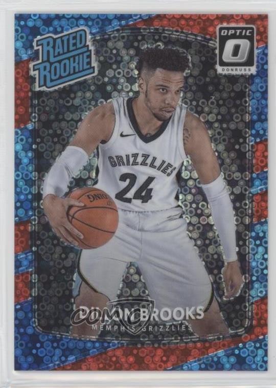 2017 Donruss Optic Rated Rookie Fast Break Red Prizm 8/85 Dillon Brooks #152 RC