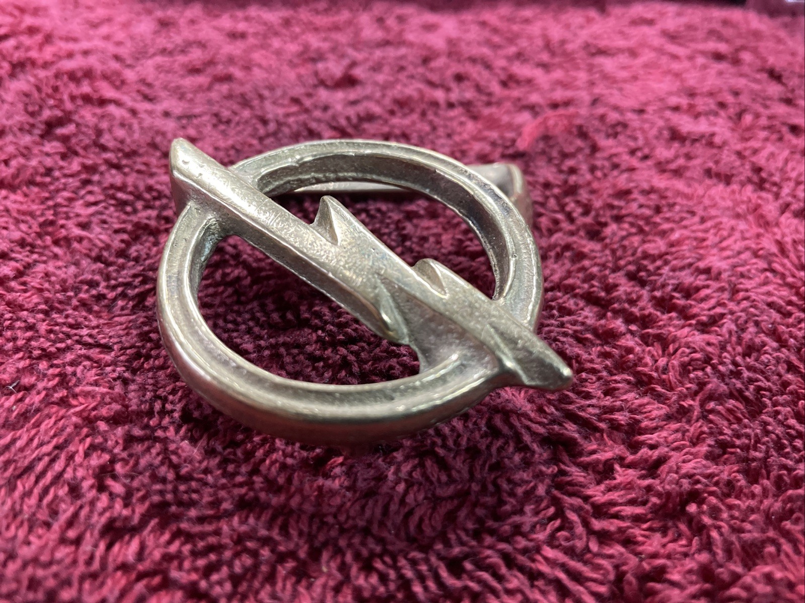 Vintage 1970s Trinity Solid Brass Lightning Bolt … - image 5