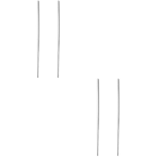 2 Count Titanium Chopsticks Travel Camping Eating Utensils Portable - Picture 5 of 12
