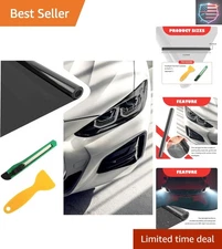 Durable Waterproof Tail Light Tint Film 12x47 Inch with Easy Application Kit