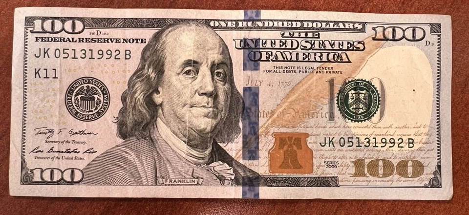 MAY 13 1992 BIRTHDAY NOTE $100 - Image 2 of 4