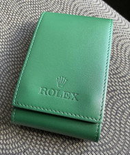 Authentic Rolex Leather Travel Pouch Service Center Watch Case Premium NIB