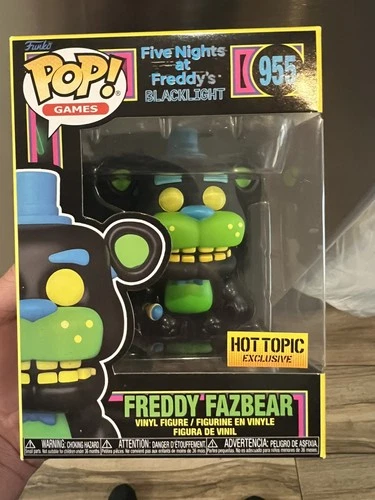Funko Pop! Vinyl: FNAF - Freddy Fazbear #955 (Blacklight) HT Exclusive