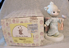Precious Moments "Faith Takes The Plunge" NIB Free Shipping
