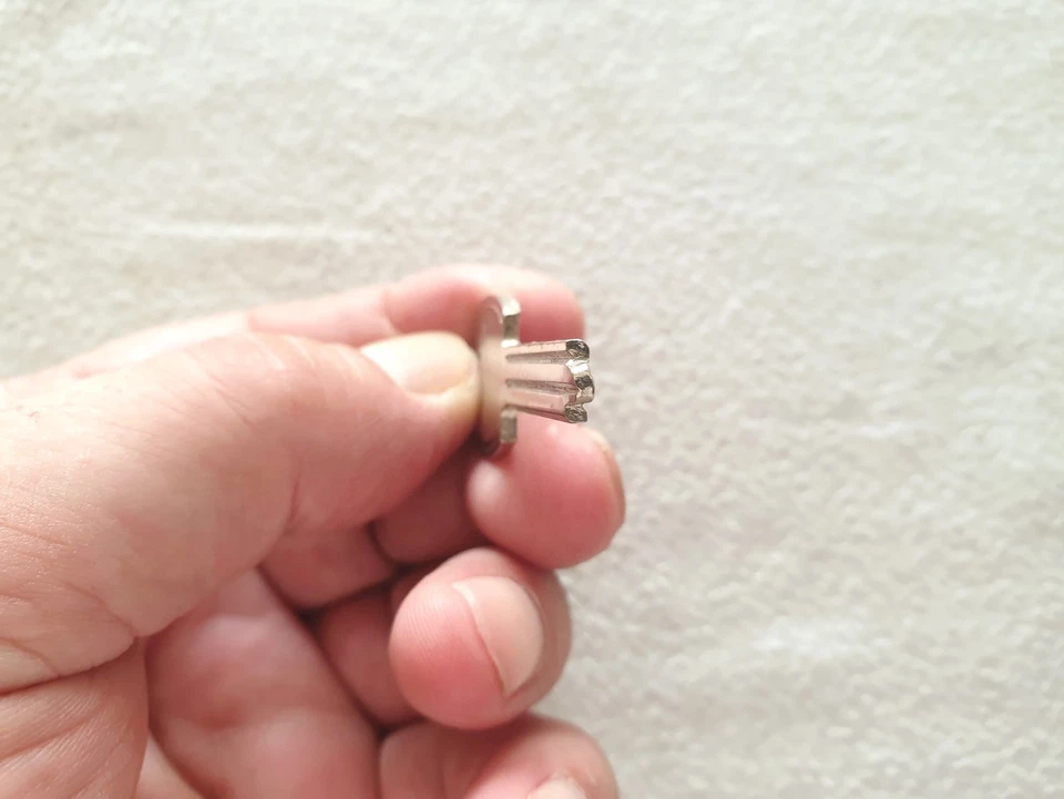 Chiave grezza vergine originale Master Lock 510K XB piatta nichelata lucchetti - Immagine 3 di 4