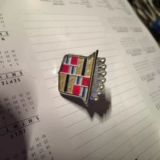 Oem 1976-79 Cadillac Roof Side Sail Panel Crest Emblem GM 20248001 Badge Early