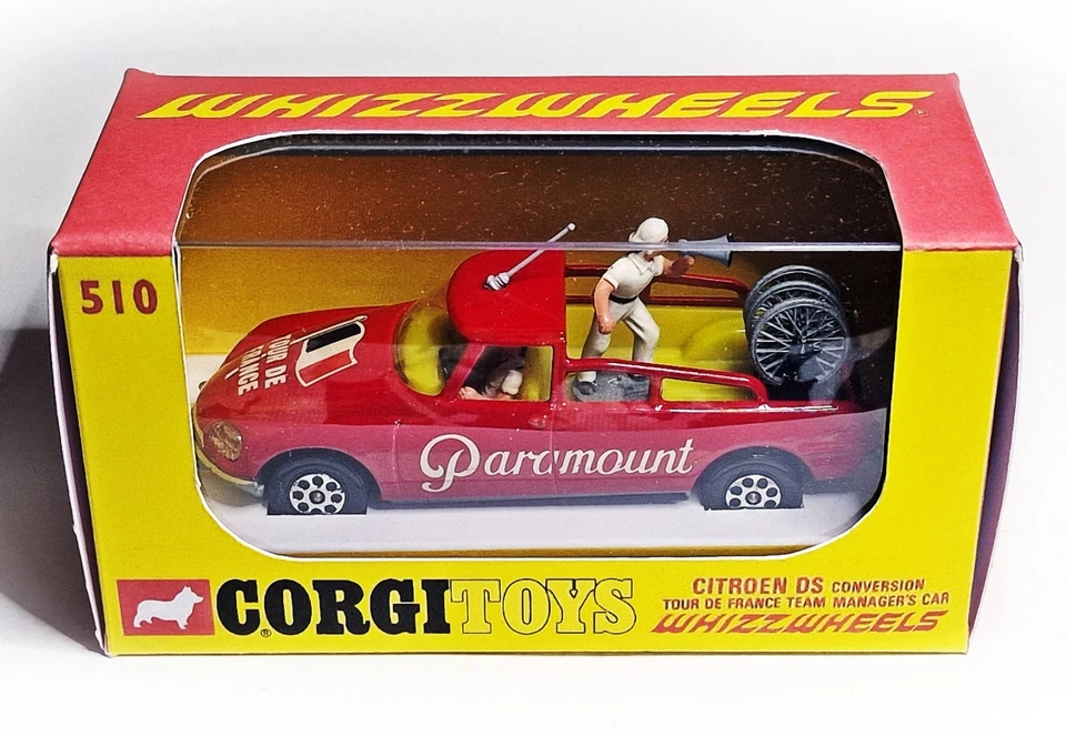 Corgi Toys Nr. 510 Citroen DS  Tour de France  + Fensterbox - Bild 2 von 4