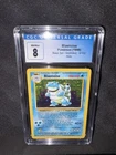 Pokemon 1999 Blastoise Base Set Unlimited Holo 2/102 CGC 8 NM/M