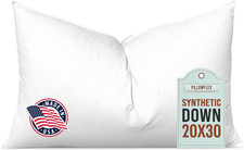 Pillowflex Synthetic down Pillow Insert - 20X30 down Alternative Pillow, Ultra S