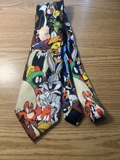 Vintage Looney Tunes Characters Neck Tie Character Medley Polyester Classic