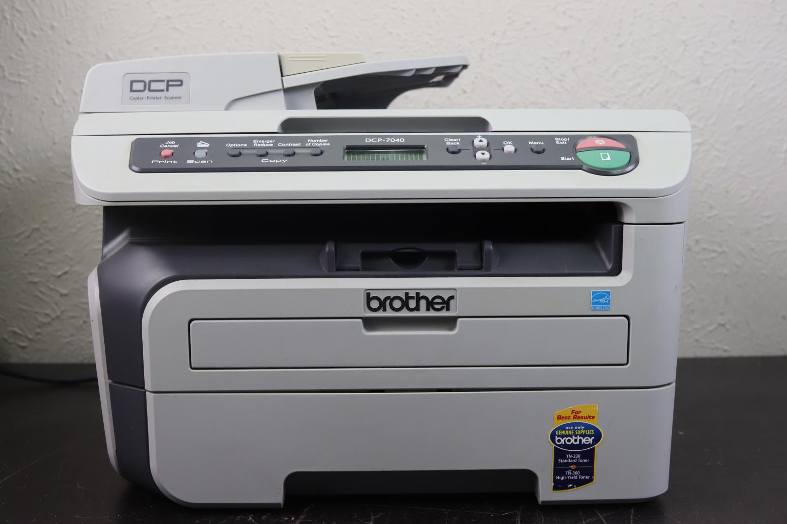brother ブラザー A4 モノクロ レーザー プリンター DCP-7040 Brother DCP-7040 All-In-One Laser Printer PG Count 3639 Toner