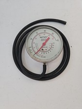 Vintage Sun Engine Vacuum Tester Gauge With Hose Vintage Sun Engine Vacuum Tester Gauge With Hose
