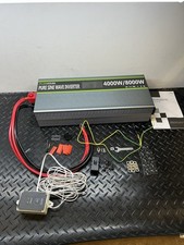 Pure Sine Wave Inverter 4000W Power Inverter 12V to 240V AC SEE DESCRIPTION