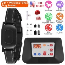 Dog Training Collar/Receiver Dog Shock Vibration Beep Receiver for 1-3 Dog Safe