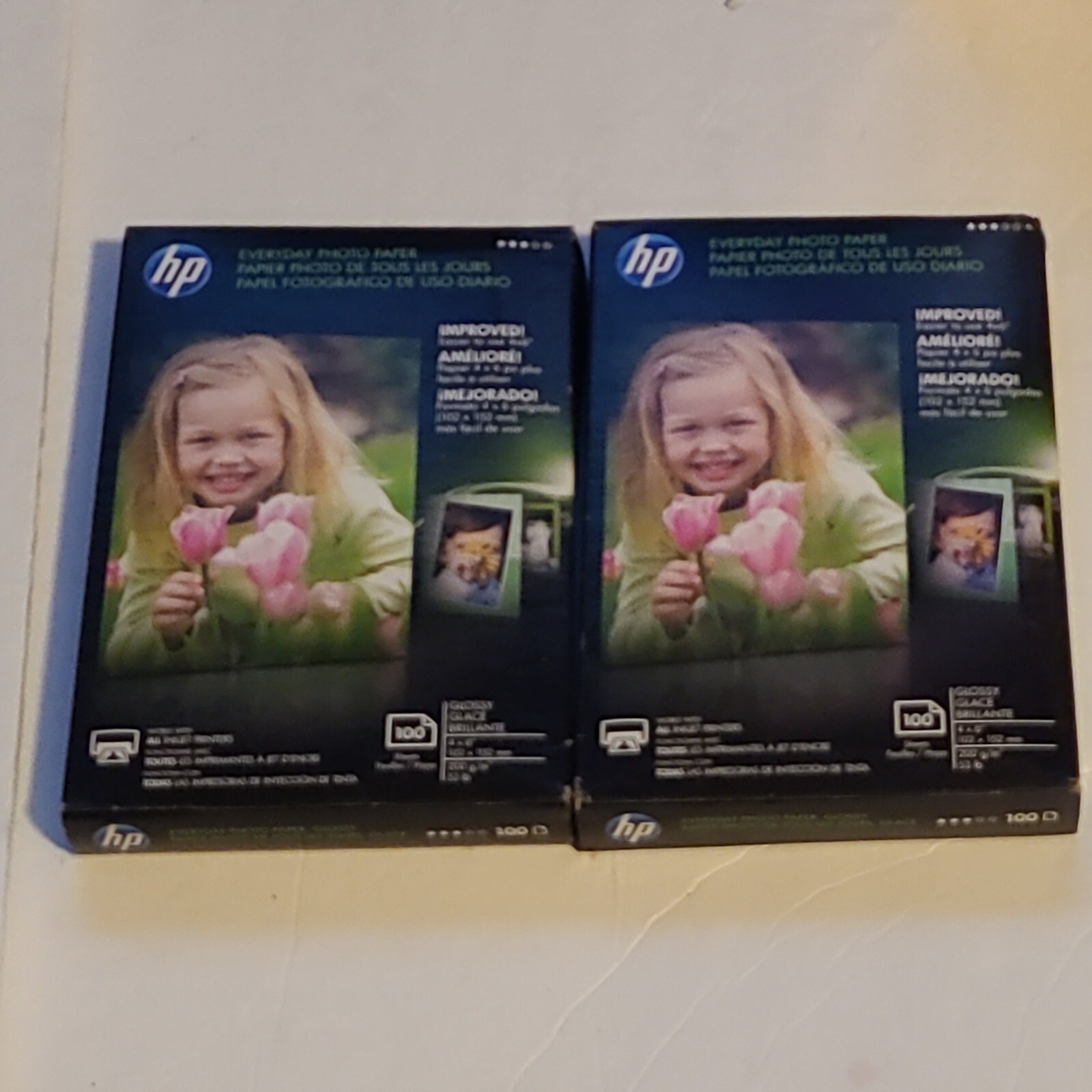 HP Genuine Everyday Photo Paper 100 Sheets 4x6 Glossy Sealed