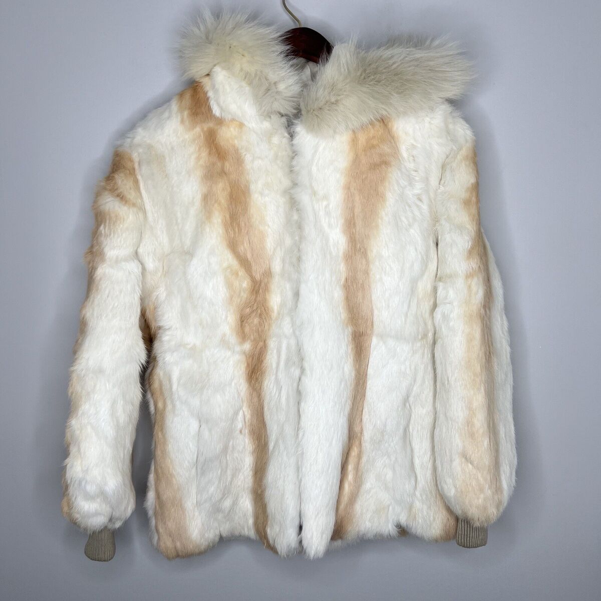 Neiman Marcus Vintage White Tan Dyed Rabbit Fur Coat Jacket 80s Hong Kong Hooded | eBay Neiman Marcus Vintage White Tan Dyed Rabbit Fur Coat Jacket 80s Hong Kong Hooded | eBay