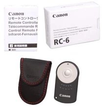 Canon RC 6 Remote Controller Wireless Shutter Release for 5D Mark IV, EOS M, T7i
