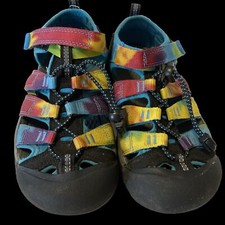 Keen Kids Newport H2 Rainbow Tie Dye Sandals Water Hiking Shoes US 2 Youth