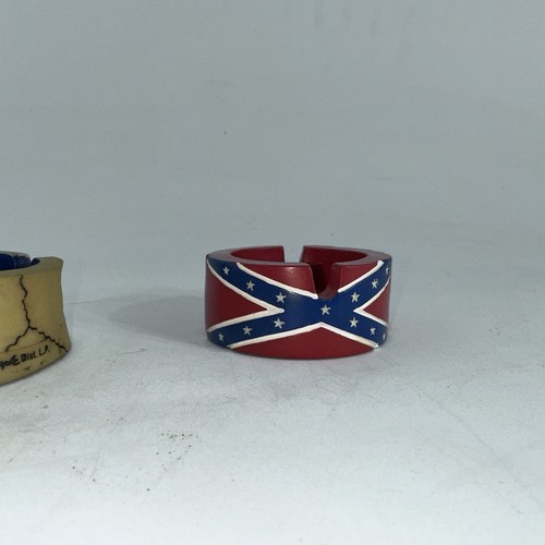 Lot of 4 Adams Apple Resin Decorative AshTray Ash Tray Hog / Pig, Skull, Biker - Picture 9 of 11