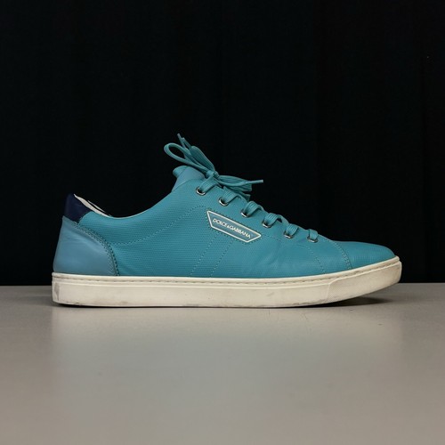 dolce gabbana sneaker - leder  herren - größe 44 in türkis - beste qualität -top