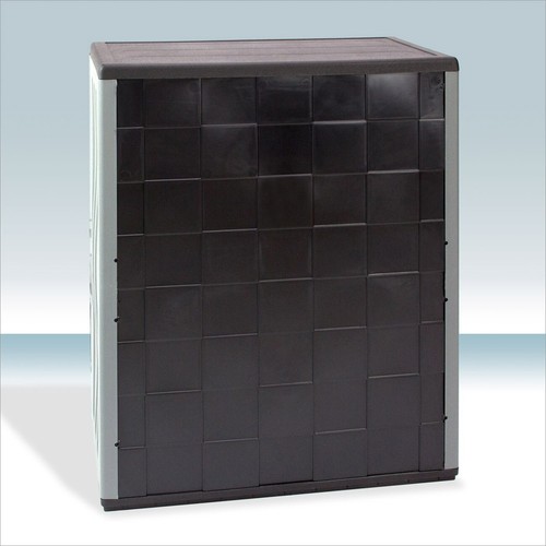 Kunststoffschrank Gartenschrank Kommode Beistellschrank Kunststoff 68x37x84 cm - Bild 3 von 5