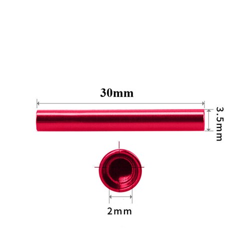 4 Stück M2x30mm CNC Farbe Aluminiumlegierung Säulen Innengewinde Anschluss Säule - Bild 6 von 14