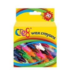 30 x Wax Crayons Kids Toy Colours Childrens Classroom Crayon