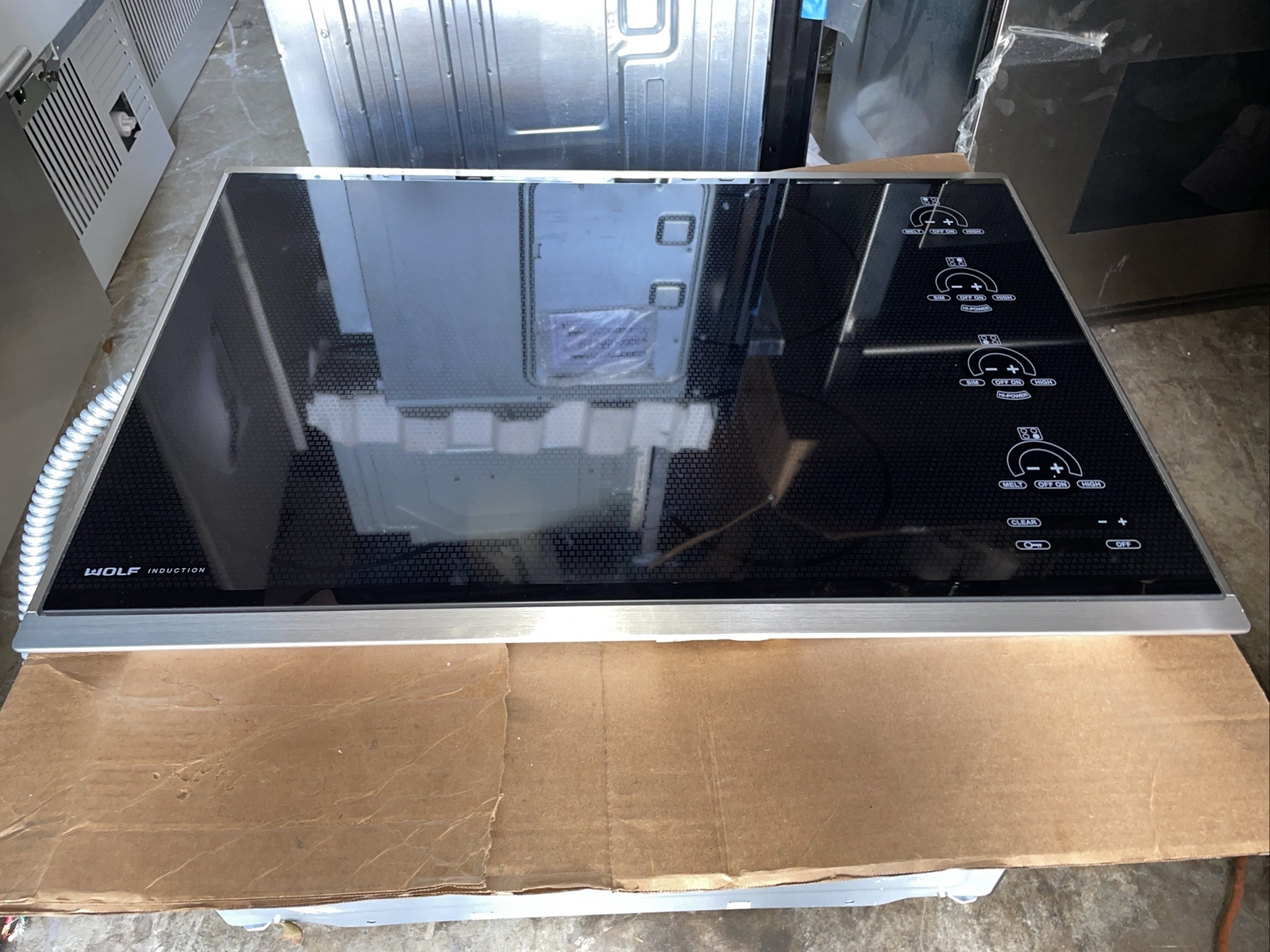 Wolf CT30I/S 30" Induction Cooktop Framed Stainless Steel Tri eBay