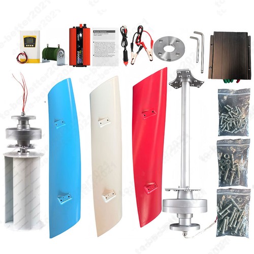 Kit Regolatore Inverter Generatore eolico 3000W 12V 24V 48V Asse Verticale - Foto 29 di 30