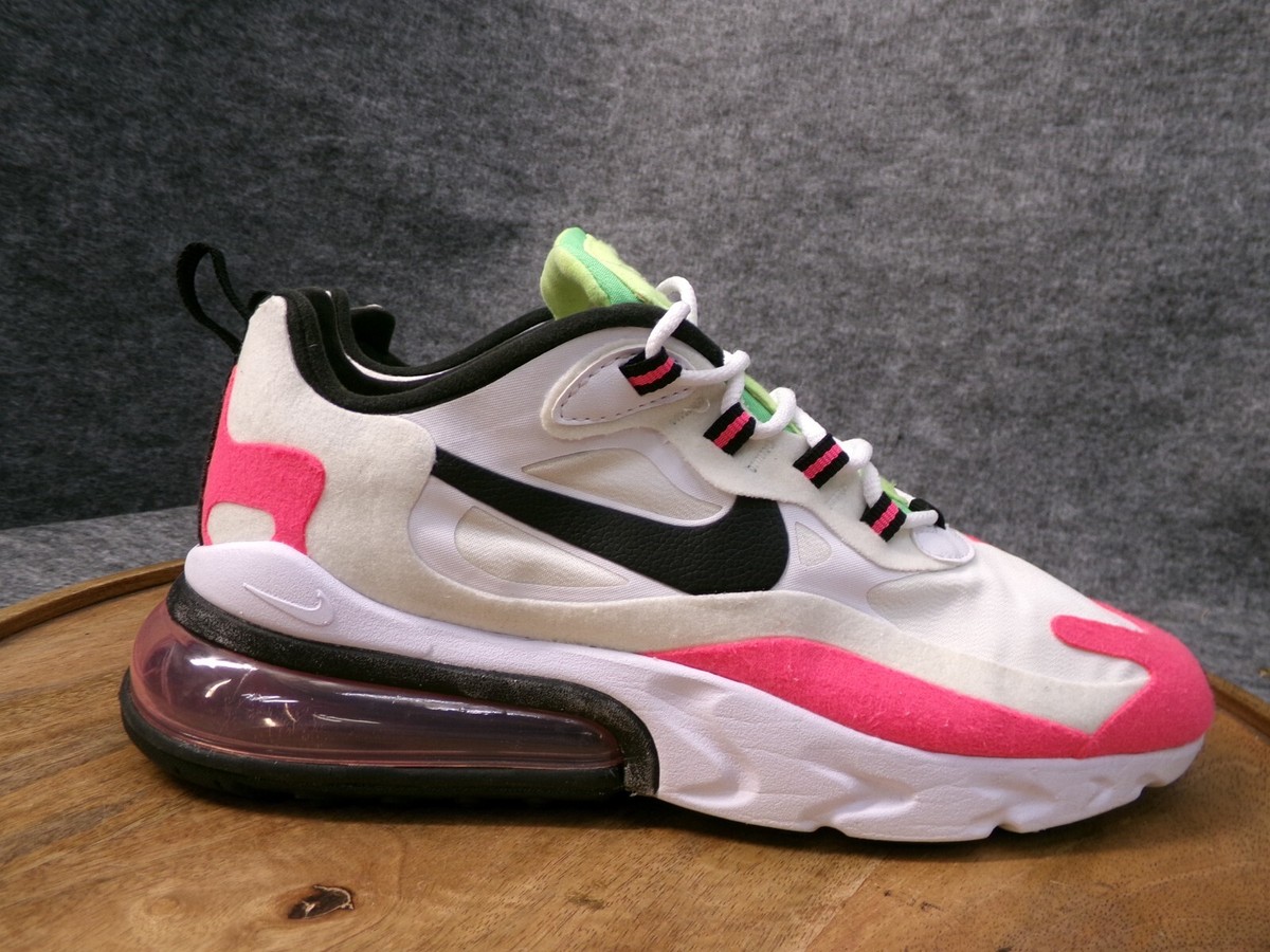 nike air max 270 react women's pink and white