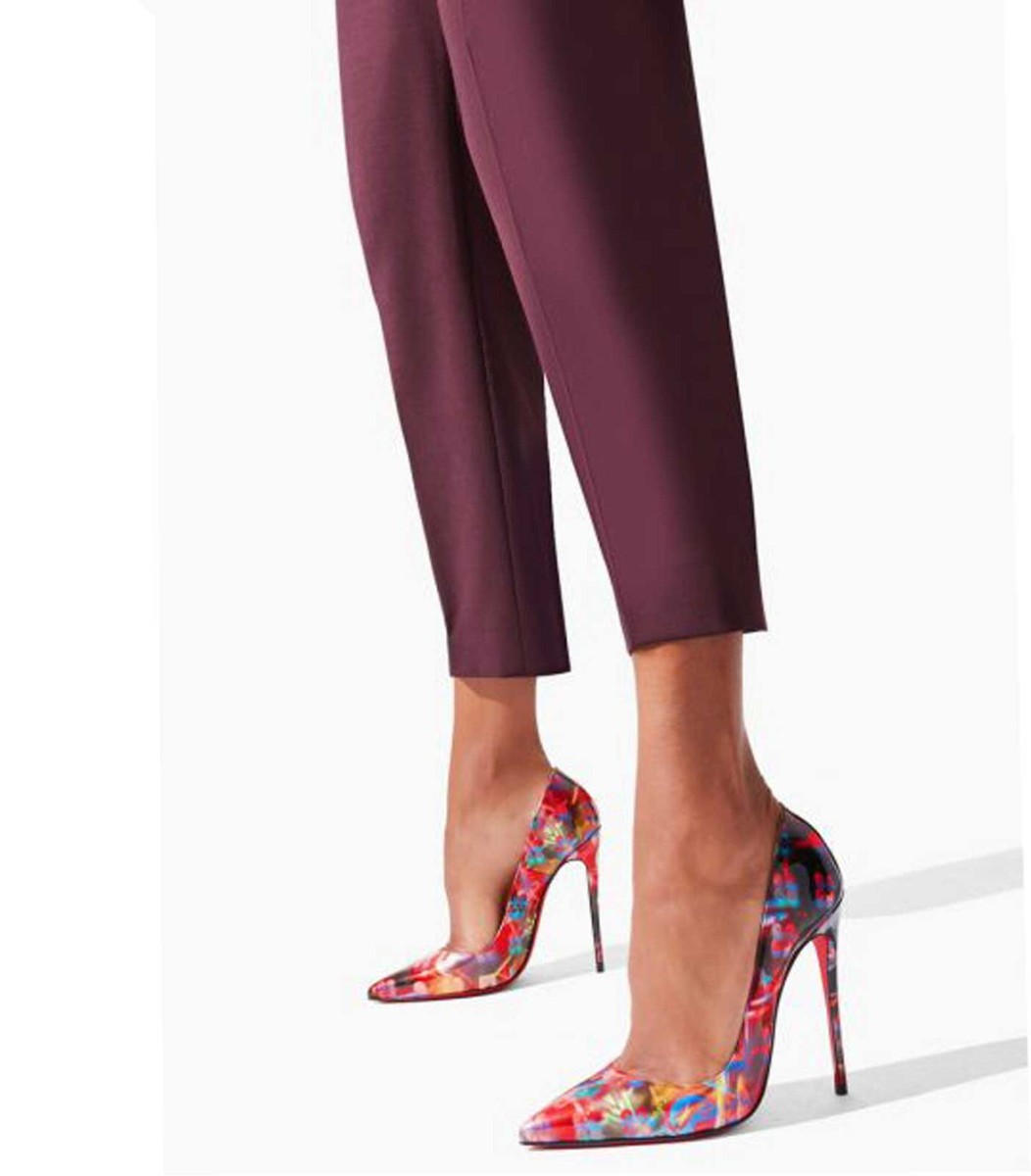 36.5 Christian Louboutin So Kate Pumps Pointed Toe Patent Leather