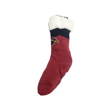 Arizona Cardinals FOCO Women Footy Sherpa Sock Slippers Cardinal Red Size 6-10