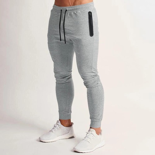 Men Casual Jogger Pants Solid Thin Cargo Sweatpants Male Multi-pocket - 第 16/25 張圖片