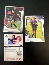 Sophia Smith foil, American Flag back Naomi Girma 2024 Parkside NWSL USWNT