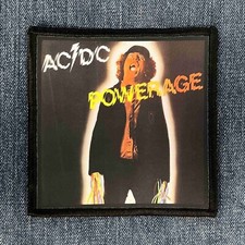 ACDC Powerage Sublimated Printed Sew On Patch Australian Hard Rock Heavy Metal