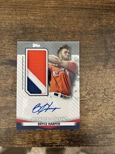 Bryce Harper Topps 2020 Update Auto patch /5 Phillies Nationals 2013 All-Star