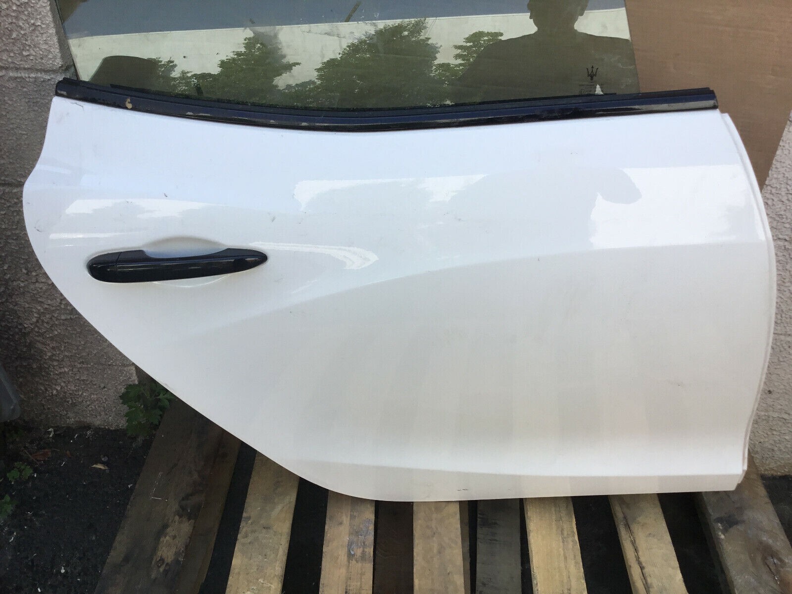 14-17 Maserati Ghibli S Q4 Exterior Rear Right Door WITHOUT Glass OEM E P