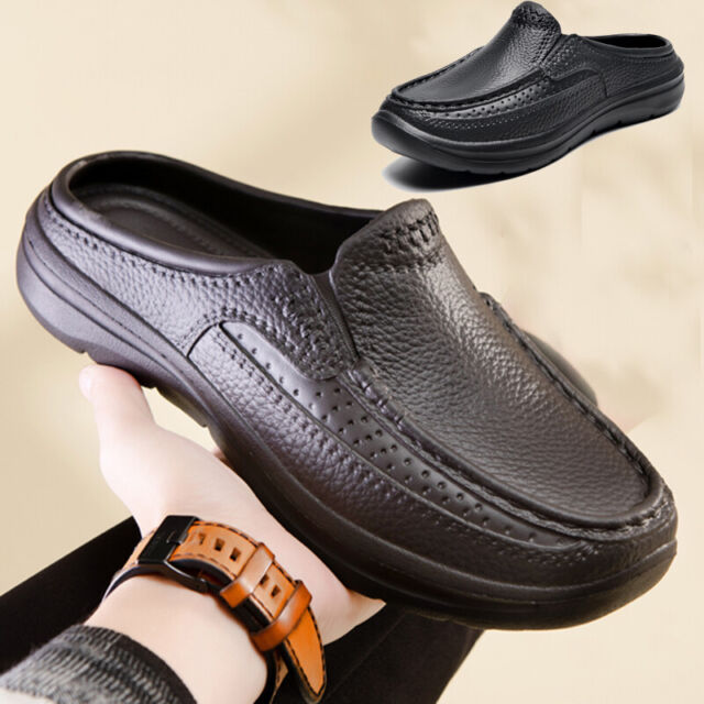 Slip On Men&#039;s Outdoor Shoes Sandals House Slippers Moccasin Anti-Slip Flat Soft