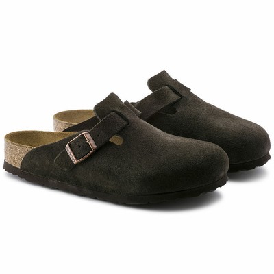 birkenstock boston suede mocha