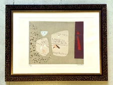 LITHOGRAPH PAINTING Franco Villoresi MULTIPLE COLOR PRINT NUMBERED 49/97 ERA