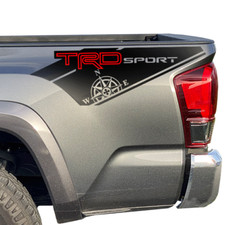 Tacoma Trd Sport Compass Decals Fits Toyota 2013-2021 Truck Decal Vinyl D1red