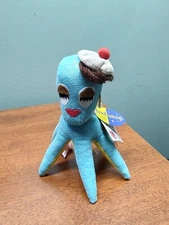 Vintage Blue Octopus MIMI Dream Pets by Dakin Mid Century 6" Tall