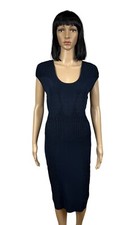 Alexander McQueen Textured Knit Bodycon Dress Size Medium