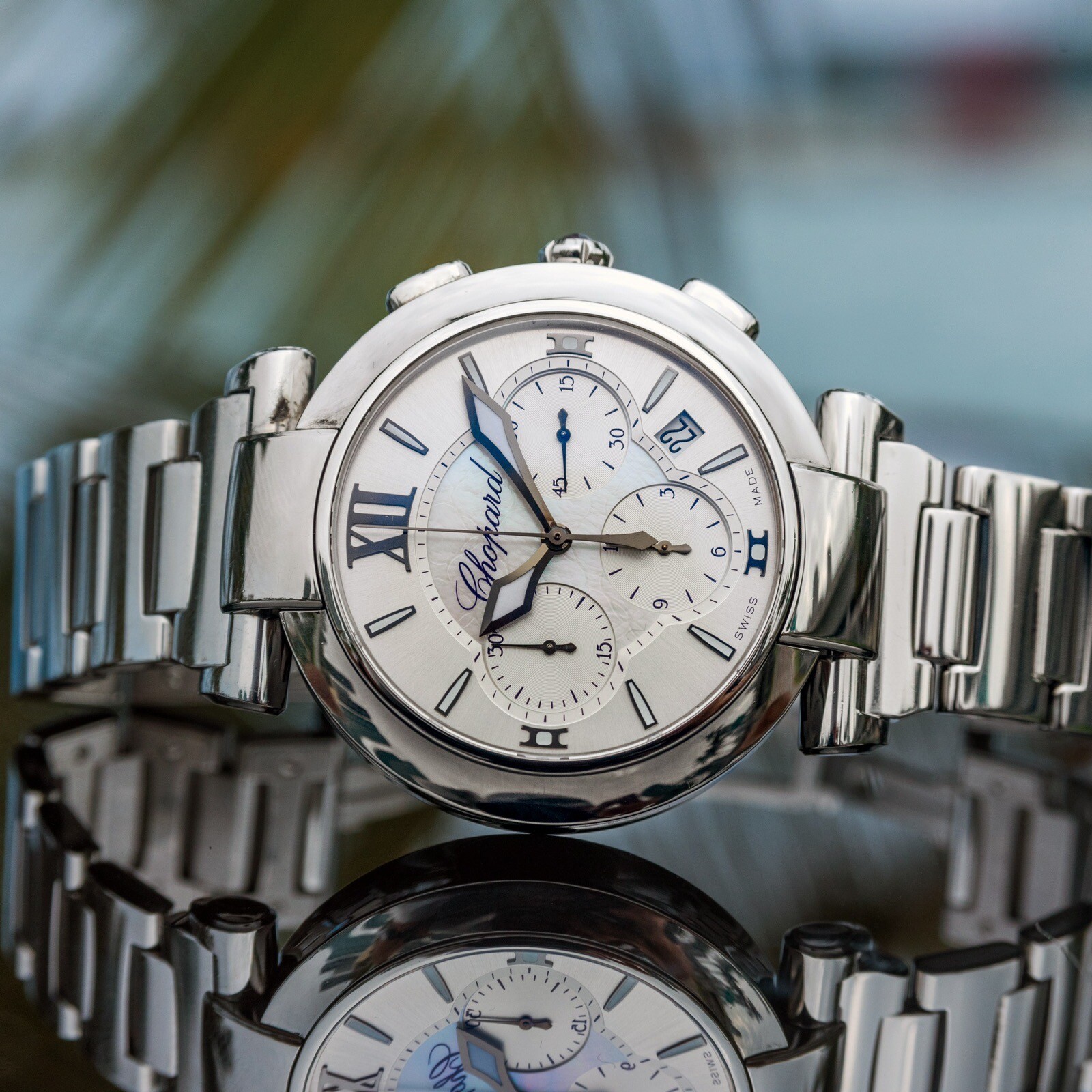 Chopard Imperiale Automatic Chronograph 8549 Moth… - image 14