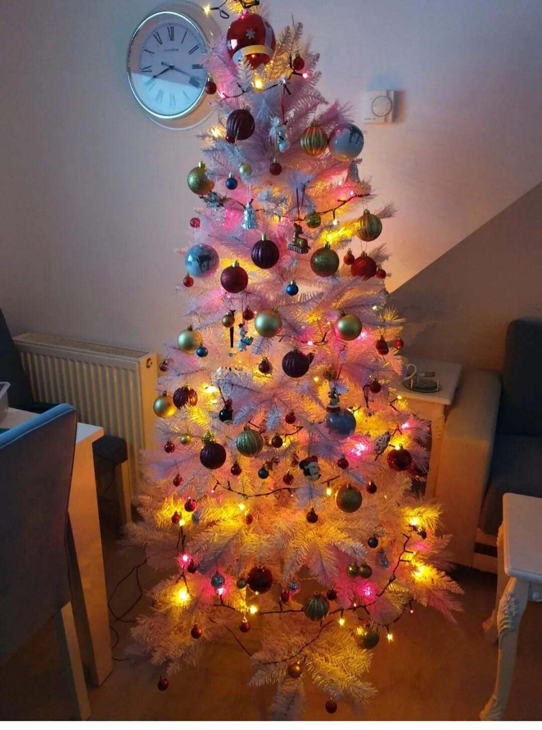 white christmas tree, Lights And Decorations Included eBay